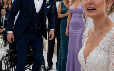 Mis padres y mi hermana menor se rieron a carcajadas en mi boda. “Claro, solo un lisiado se casaría con un fracaso como ella”.