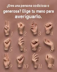 ¿Eres una persona codiciosa o generosa? Elige tu mano para averiguarlo.