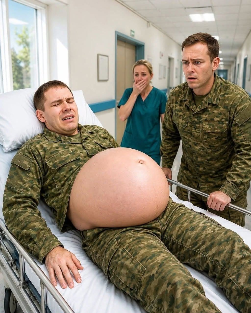 El Soldado Llegó al Hospital con una Barriga Imposible…